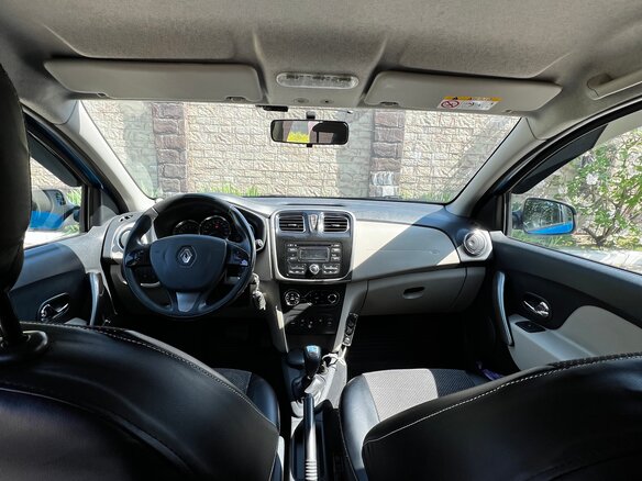 2015 Renault Logan II, синий - вид 5