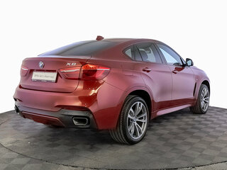 2017 BMW X6 40d II (F16), красный, 3950000 рублей, вид 5