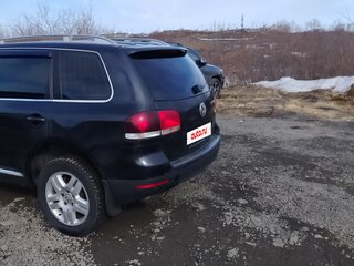 2008 Volkswagen Touareg I Рестайлинг, чёрный, 1150000 рублей, вид 4