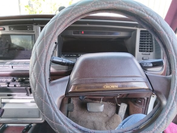 1989 Toyota Crown VIII (S130), белый, 1200000 рублей - вид 8