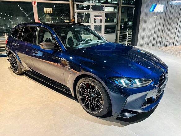 2026 BMW M3 Competition Package VI (G80) Рестайлинг, синий - вид 1