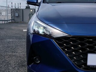 2022 Hyundai Solaris II Рестайлинг, синий, 1800000 рублей, вид 5