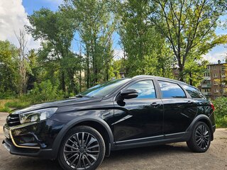 2020 Lada (ВАЗ) Vesta SW Cross I, чёрный, 1390000 рублей, вид 4