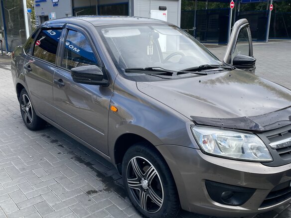 2015 Lada (ВАЗ) Granta I, коричневый - вид 1