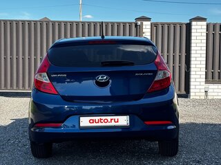 2015 Hyundai Solaris I Рестайлинг, синий, 899000 рублей, вид 5
