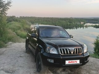 2008 Toyota Land Cruiser Prado 4-speed 120 Series Рестайлинг, чёрный, 2100000 рублей, вид 1