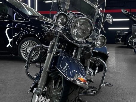2003 Harley-Davidson Road King, синий, 1300000 рублей, вид 1