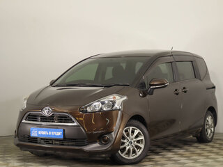 2016 Toyota Sienta II, коричневый, 1379000 рублей, вид 3