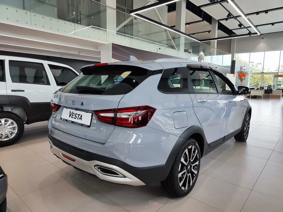 2026 Lada (ВАЗ) Vesta SW Cross I Рестайлинг (NG), голубой - вид 3