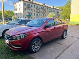 2018 Lada (ВАЗ) Vesta I, красный, 750000 рублей, вид 1