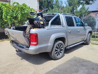 2012 Volkswagen Amarok Double Cab full-time I, бежевый, 1750000 рублей, вид 4