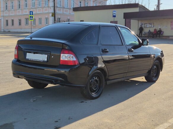 2008 Lada (ВАЗ) Priora I, чёрный, 390000 рублей - вид 2