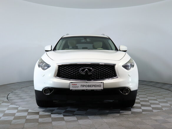 2013 Infiniti QX70, белый - вид 1