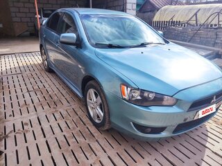 2008 Mitsubishi Lancer X, голубой, 700000 рублей, вид 3