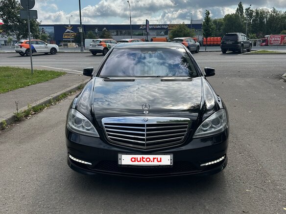 2012 Mercedes-Benz S-Класс 500 Long V (W221) Рестайлинг, чёрный
