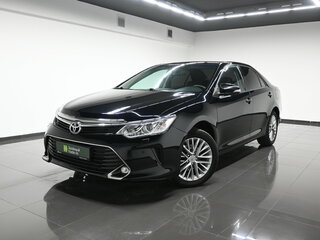 2018 Toyota Camry VII (XV50) Рестайлинг 2, чёрный, 2190000 рублей, вид 1
