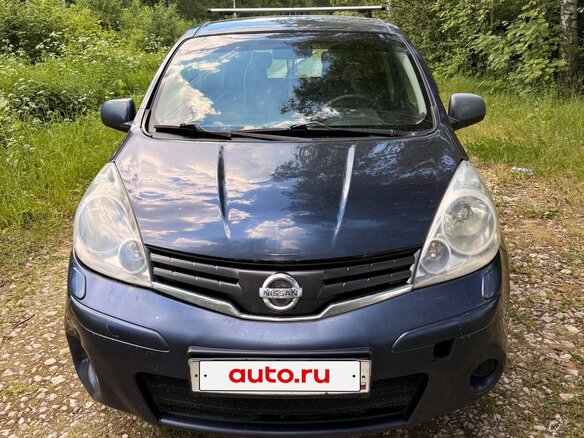 2010 Nissan Note I Рестайлинг, синий