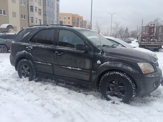2008 Kia Sorento I Рестайлинг, чёрный, 690000 рублей, вид 2