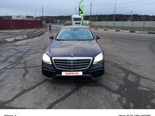 2019 Mercedes-Benz S-Класс 560 VI (W222, C217) Рестайлинг, чёрный, 3699000 рублей, вид 2