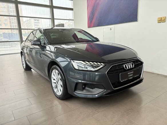 2021 Audi A4 35 TFSI V (B9) Рестайлинг, серый