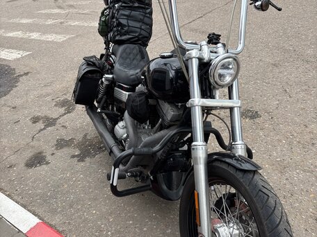 2008 Harley-Davidson Street Bob, чёрный, 650000 рублей, вид 4