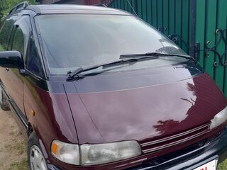 1991 Toyota Previa I (XR10, XR20), красный, 380000 рублей, вид 1