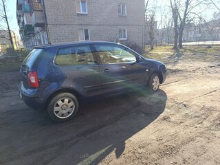 2002 Volkswagen Polo IV, синий, 290000 рублей, вид 3