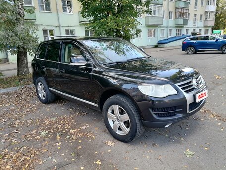 2008 Volkswagen Touareg I Рестайлинг, чёрный, 880000 рублей, вид 4