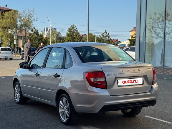 2019 Lada (ВАЗ) Granta I Рестайлинг, серебристый, 650000 рублей - вид 6