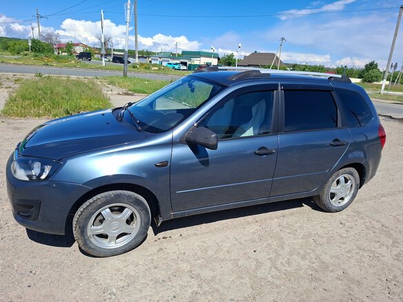 2016 Lada (ВАЗ) Kalina II, серый, 640000 рублей - вид 3
