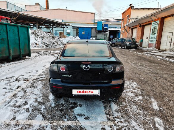 2008 Mazda 3 I (BK) Рестайлинг, чёрный, 450000 рублей - вид 4