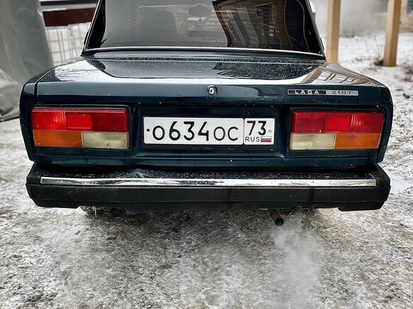 2005 Lada (ВАЗ) 2107, зелёный, 100000 рублей - вид 2