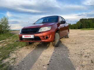 2014 Lada (ВАЗ) Granta I, оранжевый, 280000 рублей, вид 2