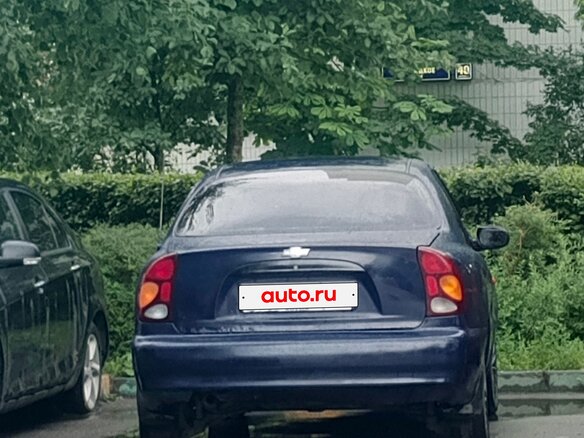 2008 Chevrolet Lanos I, синий, 160000 рублей - вид 1