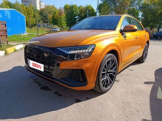 2021 Audi Q8 45 TDI I (4M), оранжевый, 7000000 рублей, вид 2
