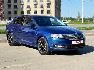 2019 Skoda Rapid I Рестайлинг, синий, 1100000 рублей, вид 1