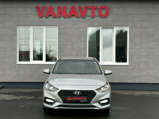 2018 Hyundai Solaris II, серебристый, 1270000 рублей, вид 2
