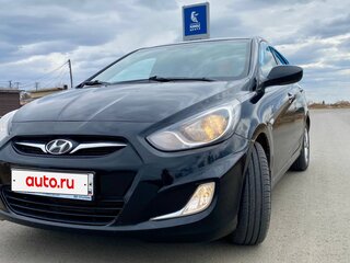 2012 Hyundai Solaris I, чёрный, 850000 рублей, вид 1