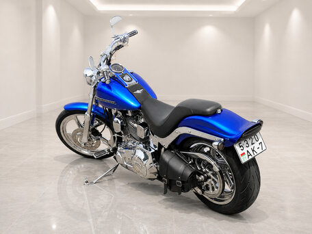 2005 Harley-Davidson Softail Standard, синий, 869612 рублей, вид 4