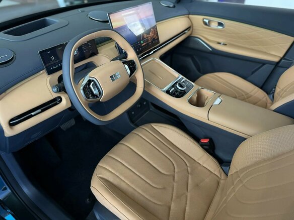 2026 Geely EX5 Гибрид EM-i, синий - вид 7
