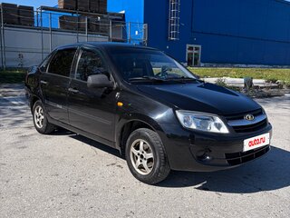 2013 Lada (ВАЗ) Granta I, чёрный, 230000 рублей, вид 3