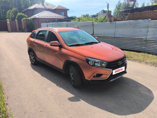 2018 Lada (ВАЗ) Vesta SW Cross I, оранжевый, 1250000 рублей, вид 3