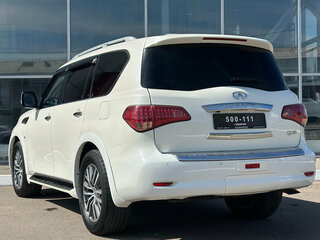 2017 Infiniti QX80 I Рестайлинг, белый, 2985000 рублей, вид 4