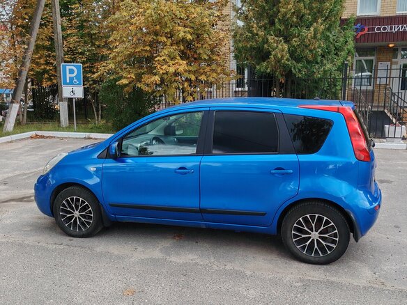 2008 Nissan Note I, синий, 630000 рублей - вид 7