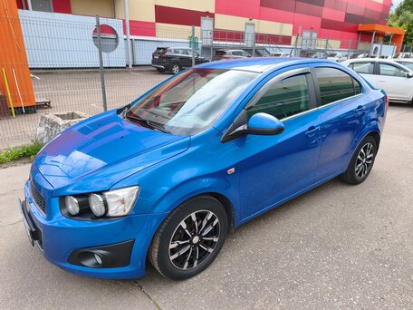 2014 Chevrolet Aveo II, синий, 990000 рублей, вид 1