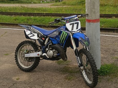 1998 Yamaha YZ125, синий, 250000 рублей, вид 1