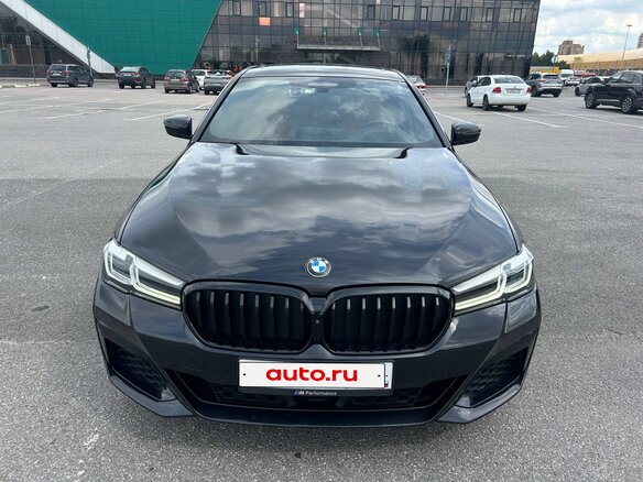 2021 BMW 5 серии 520i VII (G30/G31/G38) Рестайлинг, чёрный - вид 1