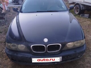 2002 BMW 5 серии 520i IV (E39) Рестайлинг, чёрный, 430000 рублей, вид 2