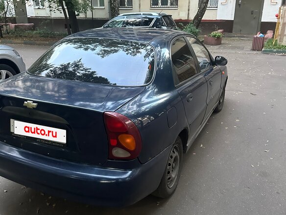 2008 Chevrolet Lanos I, синий - вид 3