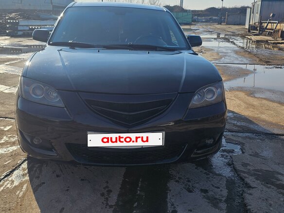 2008 Mazda 3 I (BK) Рестайлинг, чёрный, 600000 рублей